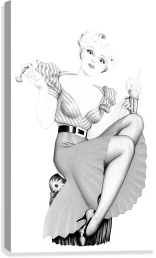 Guilty pleasure Canvas Print