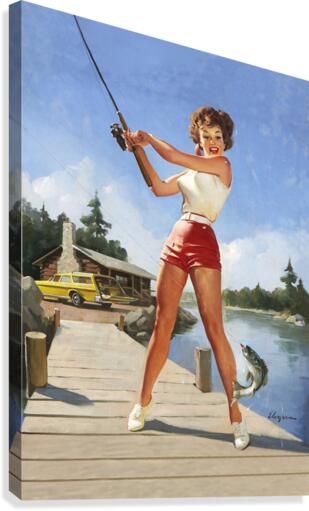 Happy Catch Canvas Print