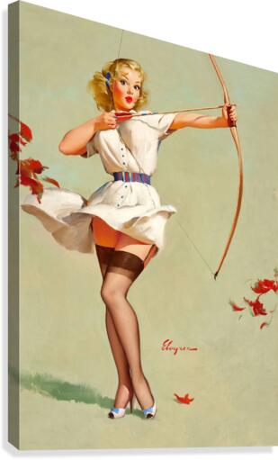 Archery Lessons Canvas Print