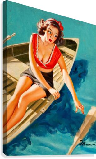 Lost Paddle Canvas Print