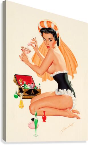 Pretty Witch Canvas Print