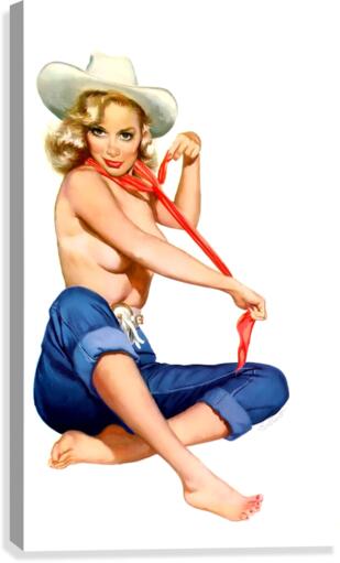 Texas Girl Canvas Print