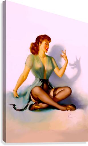 Playing with Shadows Canvas Print
