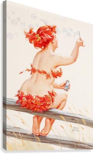 Making Soap Bubbles Canvas Print