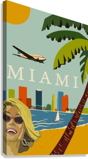 Miami Canvas Print