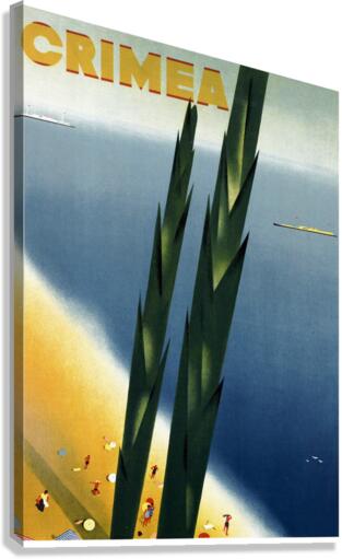 Crimea Beach Canvas Print
