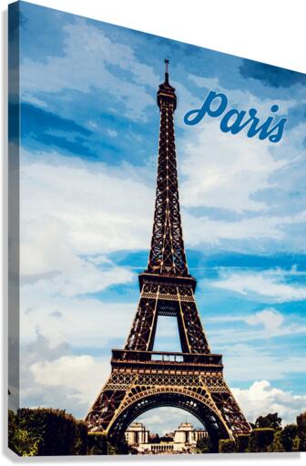 Paris Eiffel Tower Canvas Print