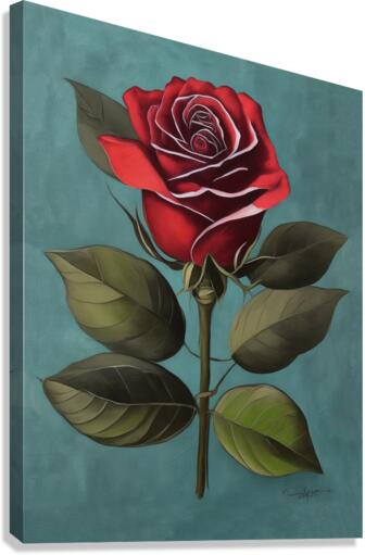 Red Rose Canvas Print