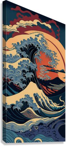 Big Waves Canvas Print