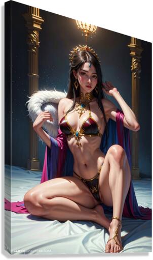 Beautiful Concubine Canvas Print