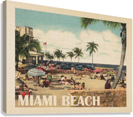 Miami Beach Canvas Print