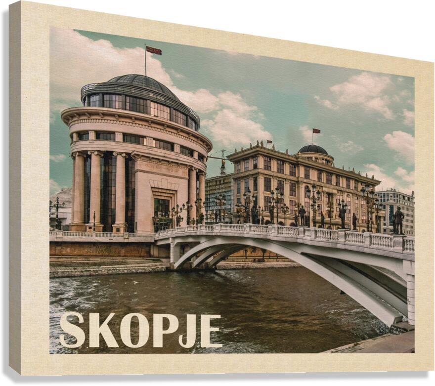 Skopje Canvas Print
