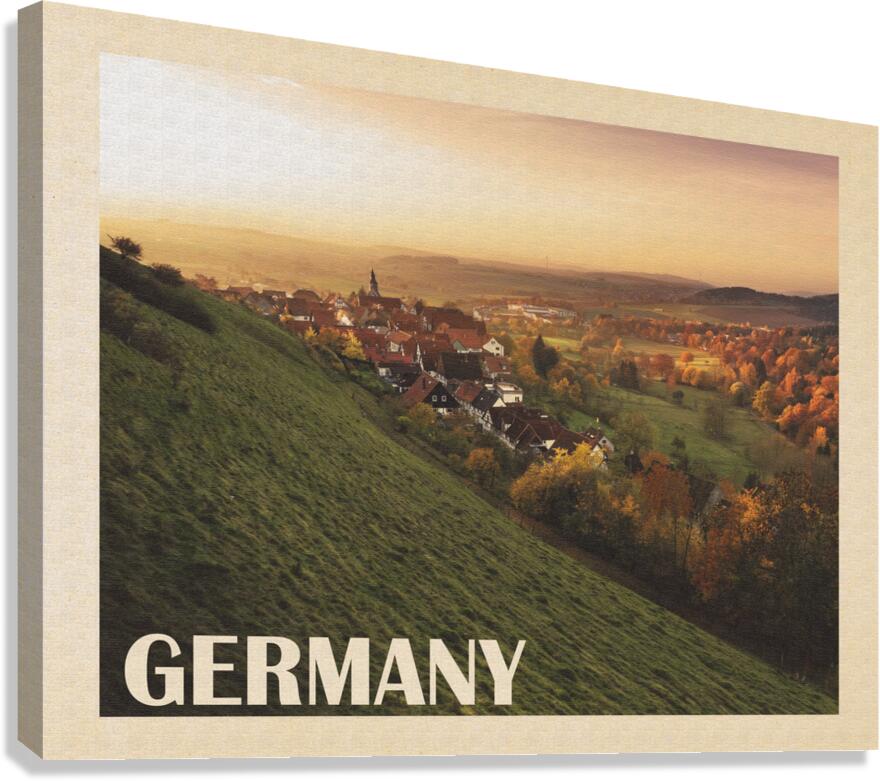Germany Landscape Canvas Print