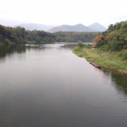 An Indian river known as Chaliyar natural green romantic beauty