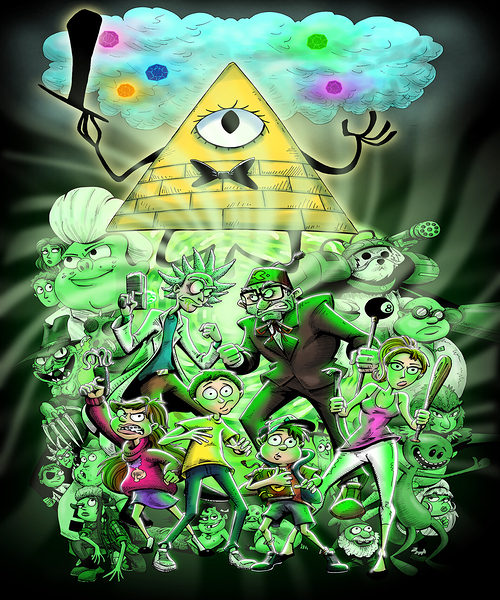 rick and morty Print