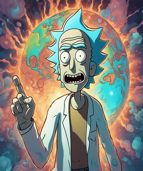 rick and morty Print