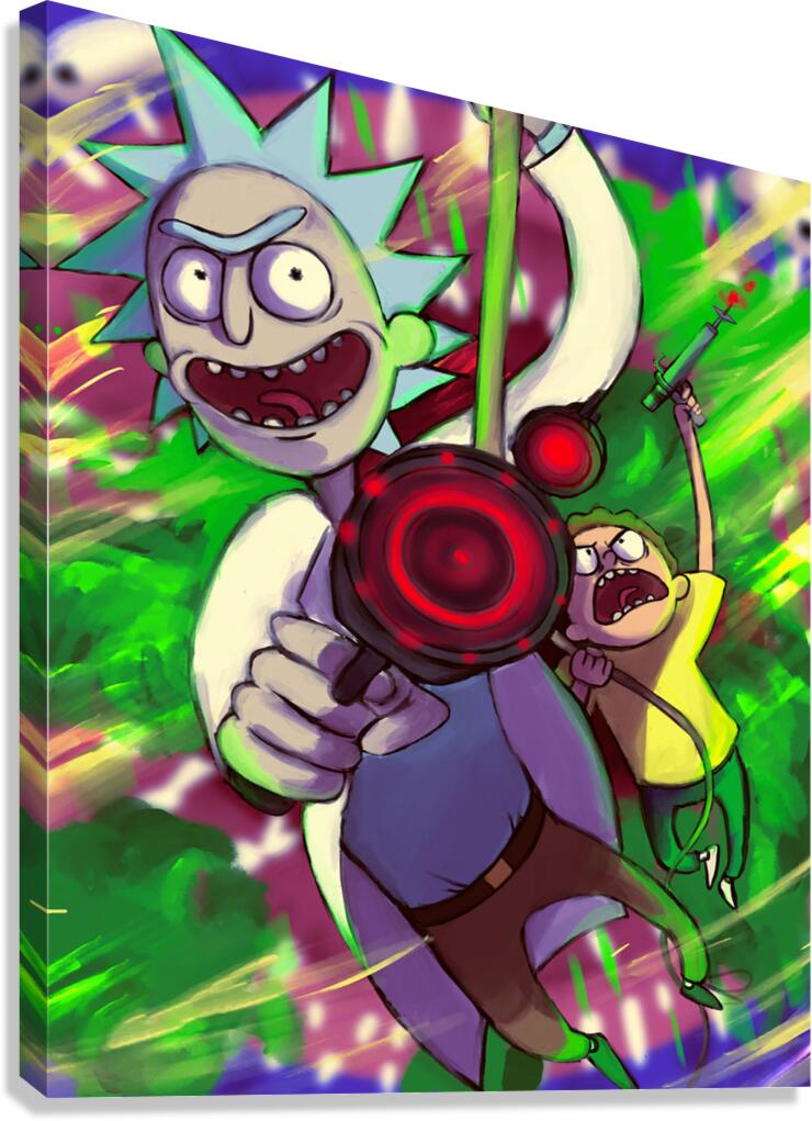 rick and morty Canvas Print