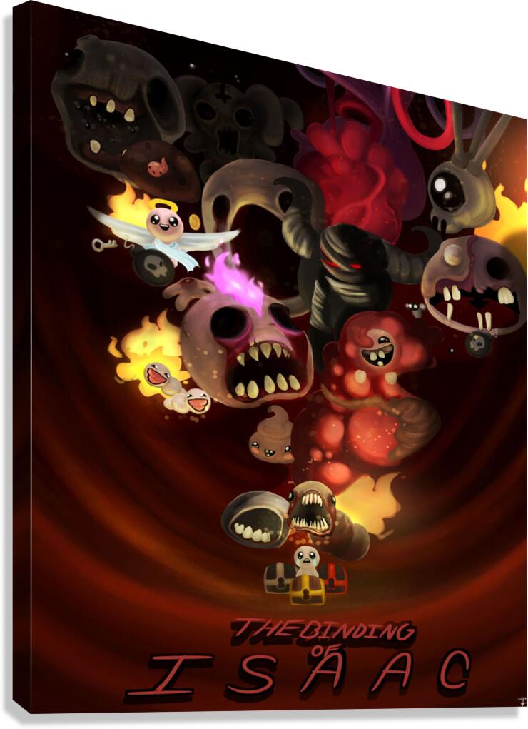 the binding of isaac Canvas Print