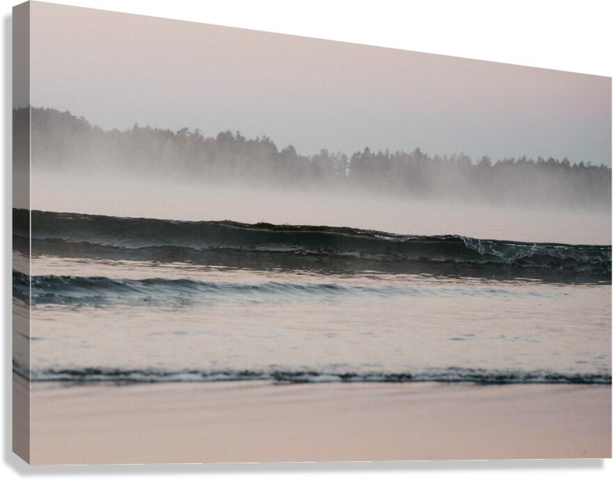Glass Waves Canvas Print