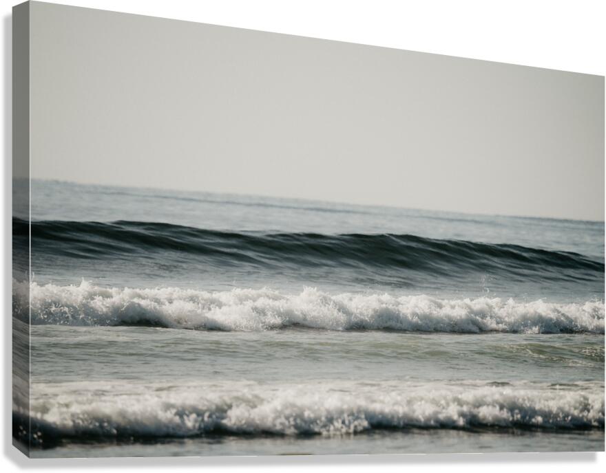 Long Beach Waves Canvas Print