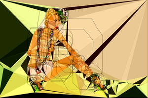 Abstract Fashion Girl 