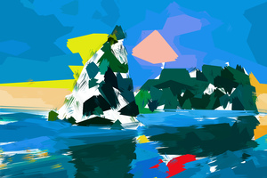 Colorful Beach