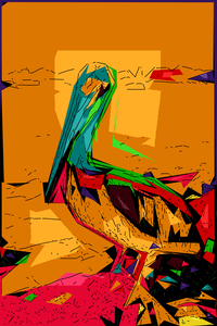 Pelican Abstract 