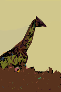 Standing Giraffe 