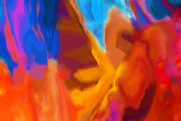 Abstract Colors  Print