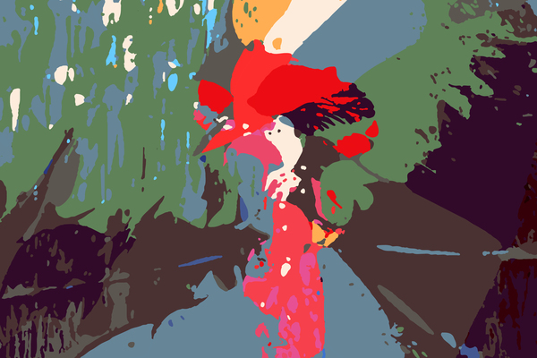 Abstract Lady  Print