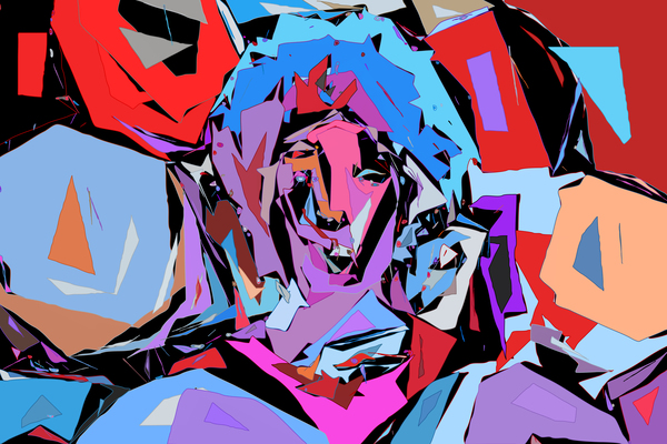 Abstract Portrait  Print