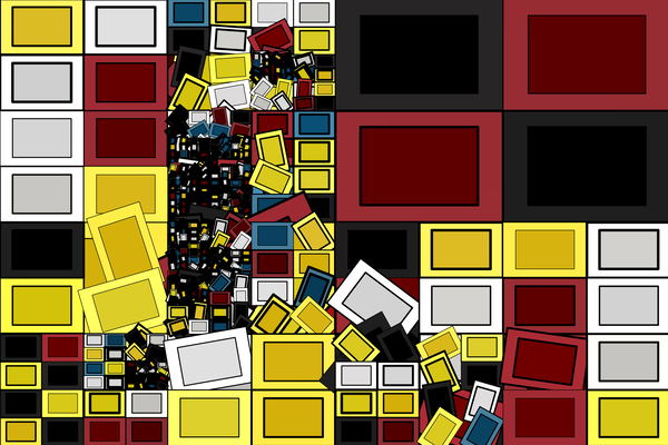 Abstract Shapes M5 Mondrian Style by PWA