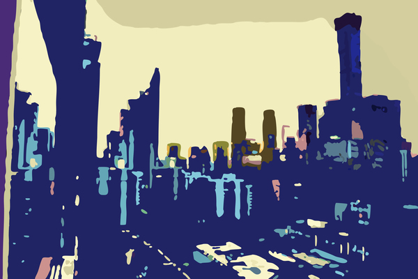 Cityscape View  Print