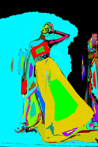 High Fashion Abstract Model  by PWA