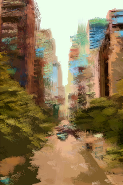 Nyc Street Print