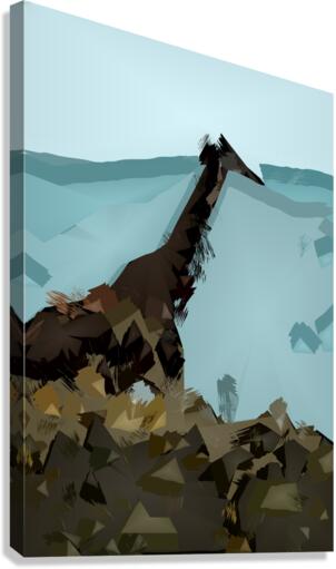 Abstract Giraffe  Canvas Print