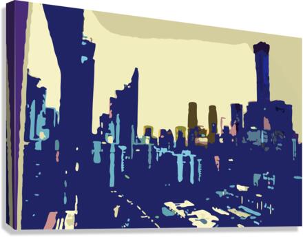 Cityscape View  Canvas Print