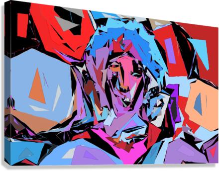 Abstract Portrait  Canvas Print