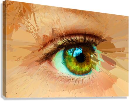 Abstract Eye  Canvas Print