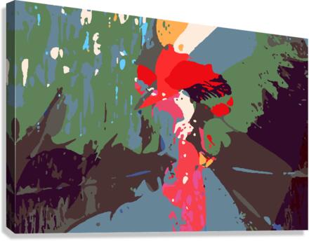 Abstract Lady  Canvas Print