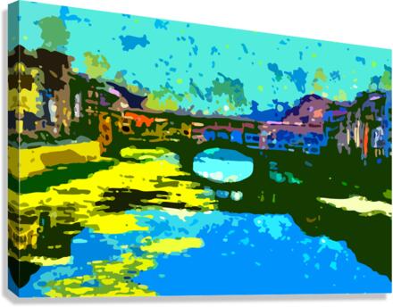 Florence Bridge  Canvas Print