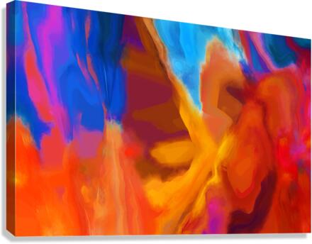 Abstract Colors  Canvas Print
