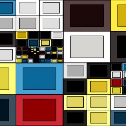 Abstract Shapes M3 Mondrian Style