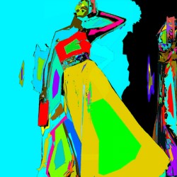 High Fashion Abstract Model 