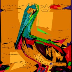Pelican Abstract 