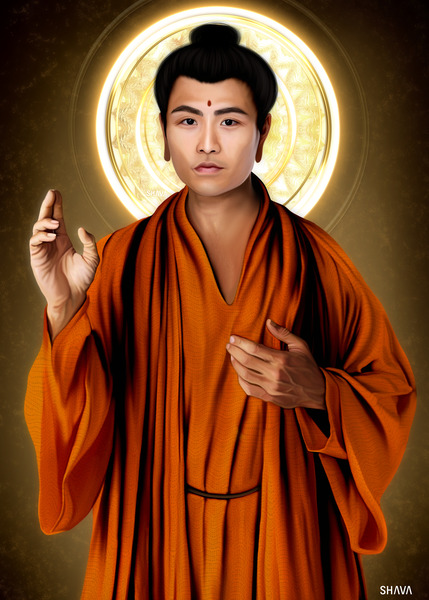 Blessings Be - Buddha by SHAVA