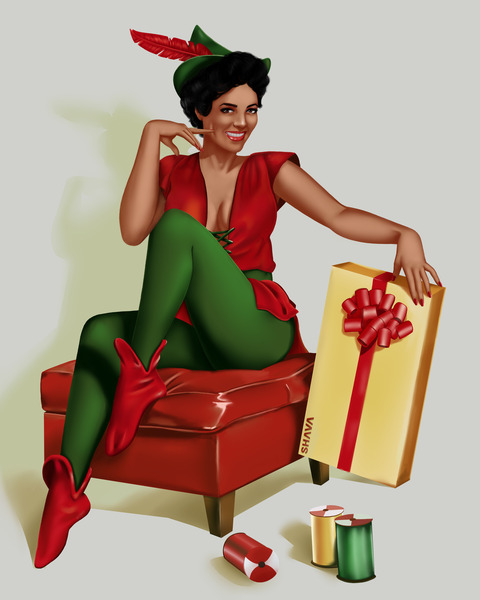 Santas Helper - Dorothy Dandridge by SHAVA