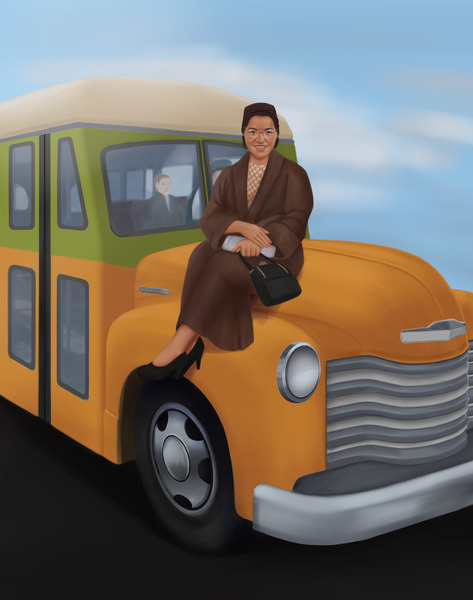 I Will Sit Where I Please - Rosa Parks by SHAVA
