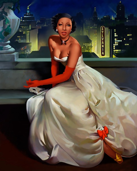 Masquerade - Josephine Baker  Print
