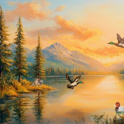 Sunset On Duck Lake